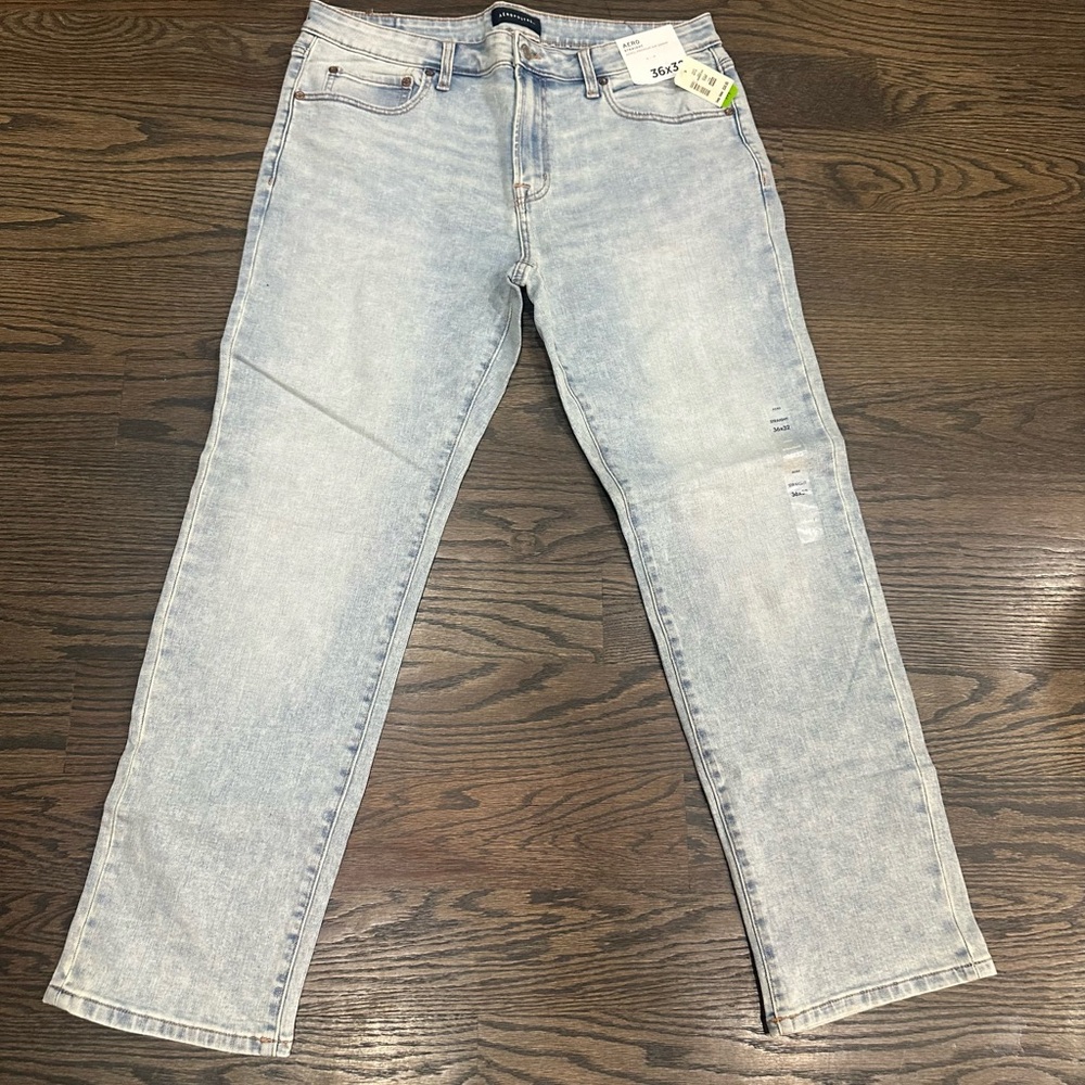 NWT MENS AEROPOSTALE PREMIUM AIR DENIM 36x32